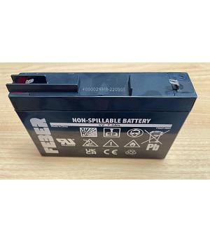 Batería de plomo FEBER 6V 7,5Ah FE00024